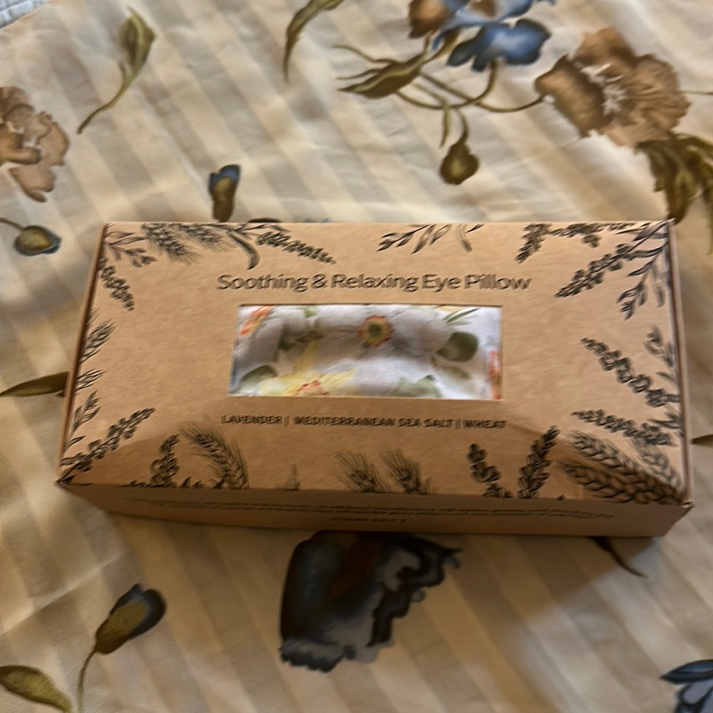 Soothing and relaxing eye pillow
